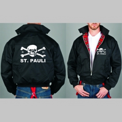 St. Pauli 1910  Bunda Harrington s hrejivou podšívkou farby RED TARTAN, obojstranné logo (s kapucou iba v čiernej farbe je za 42,90euro!!)